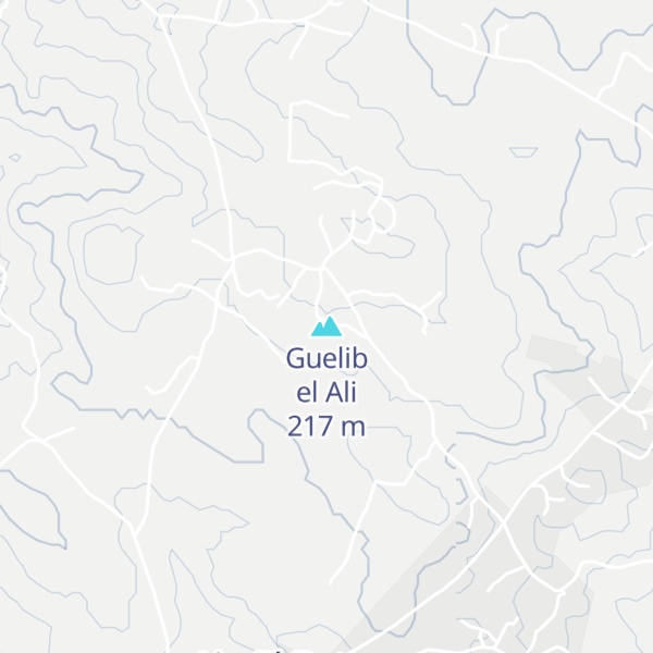 Map of Guelib el Ali