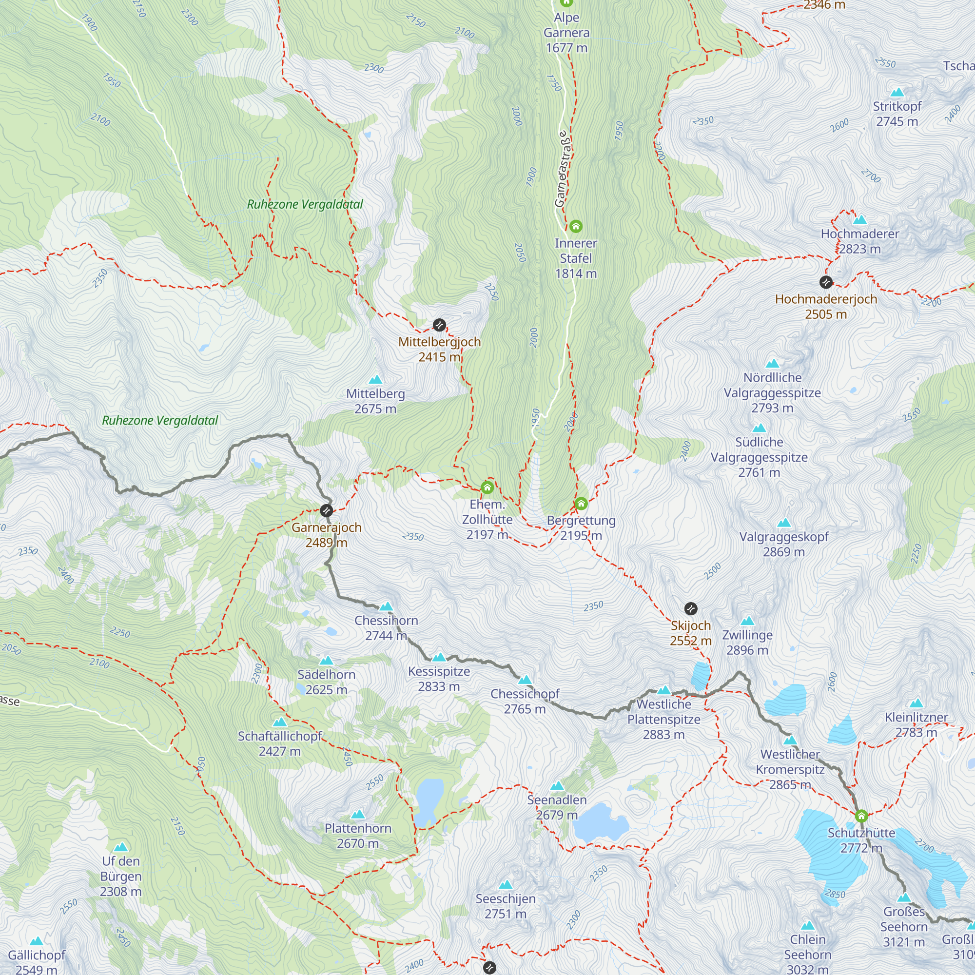 Ehem. Zollhütte map