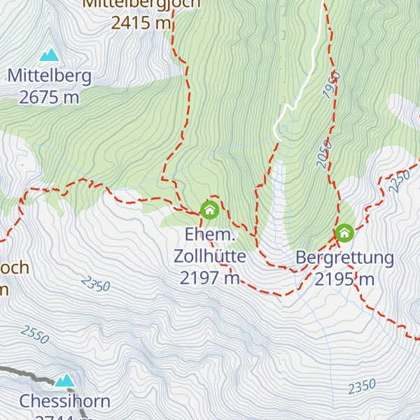 Map of Ehem. Zollhütte