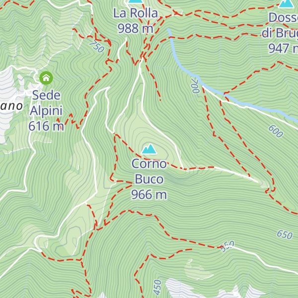 Map of Corno Buco
