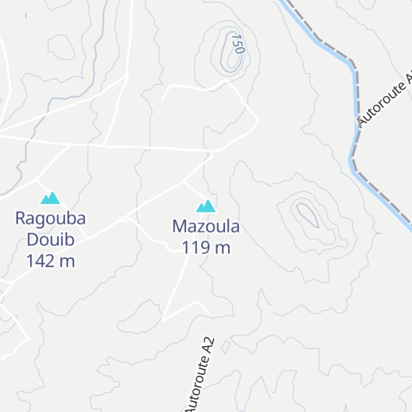Map of Mazoula