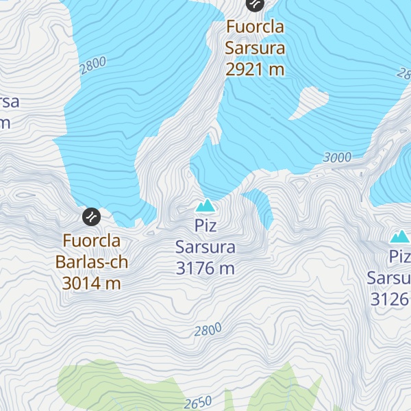 Map of Piz Sarsura