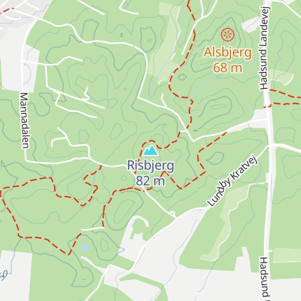 Map of Risbjerg