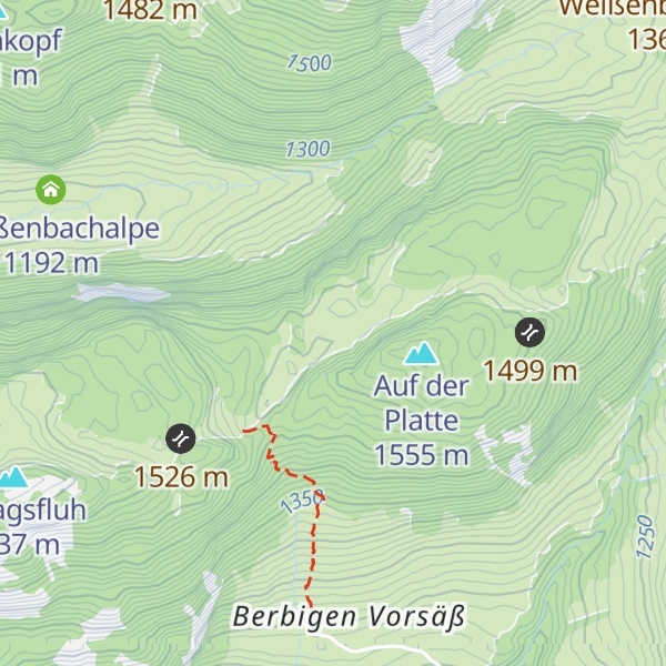 Map of Untersattelalpe