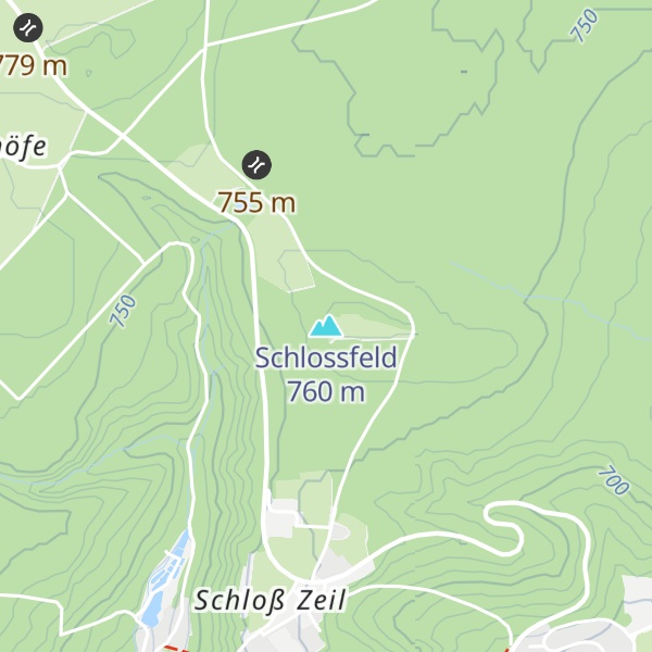 Map of Schlossfeld