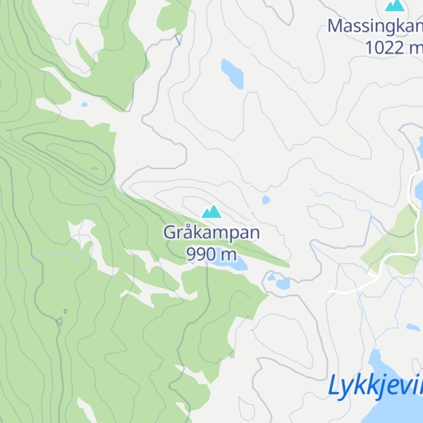 Map of Gråkampan