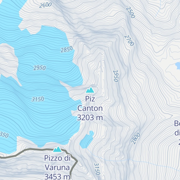Map of Piz Canton