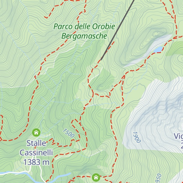 Map of Baita di Mezzo Vigna Vaga