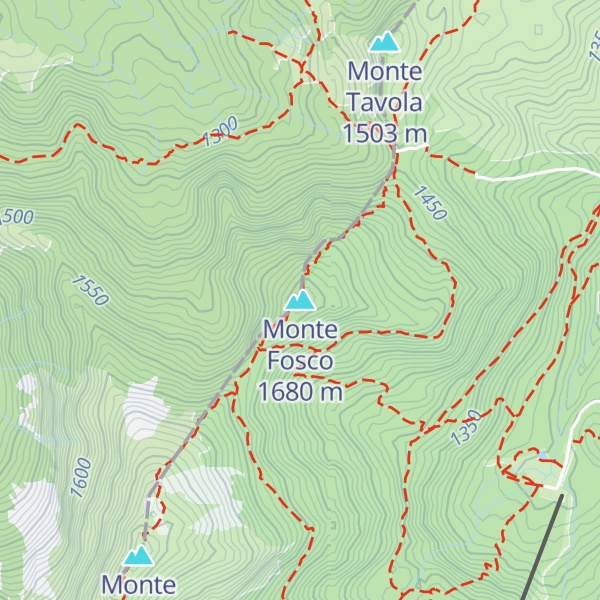 Map of Monte Fosco