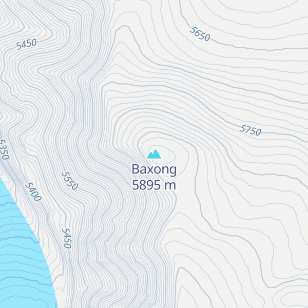 Map of Baxong