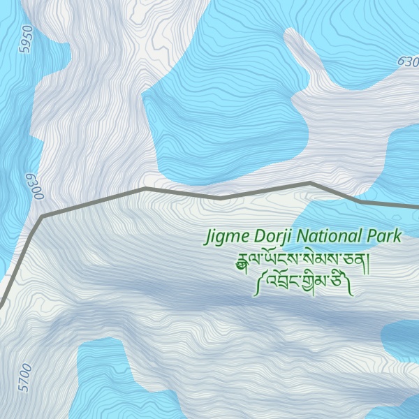 Map of Kangphu Kang West