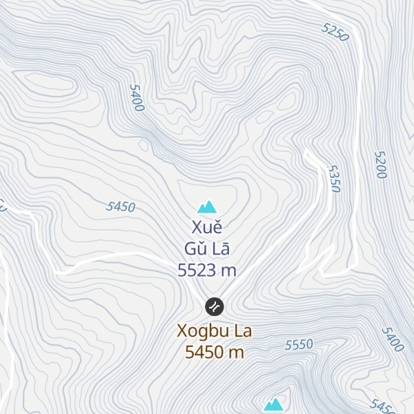 Map of Xuě Gǔ Lā