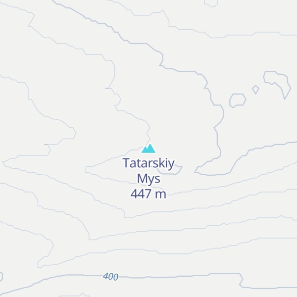 Map of Tatarskiy Mys