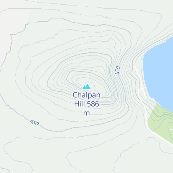 Map of Chalpan Hill