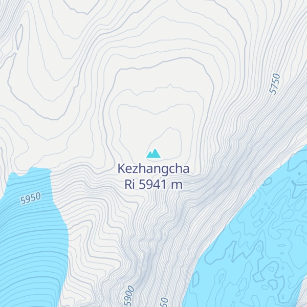 Map of Kezhangcha Ri