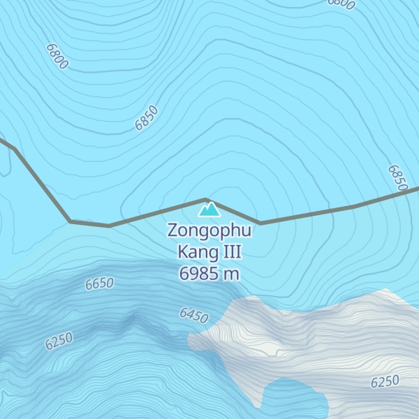 Map of Zongophu Kang III