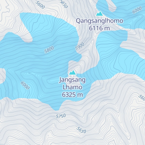 Map of Jangsang Lhamo