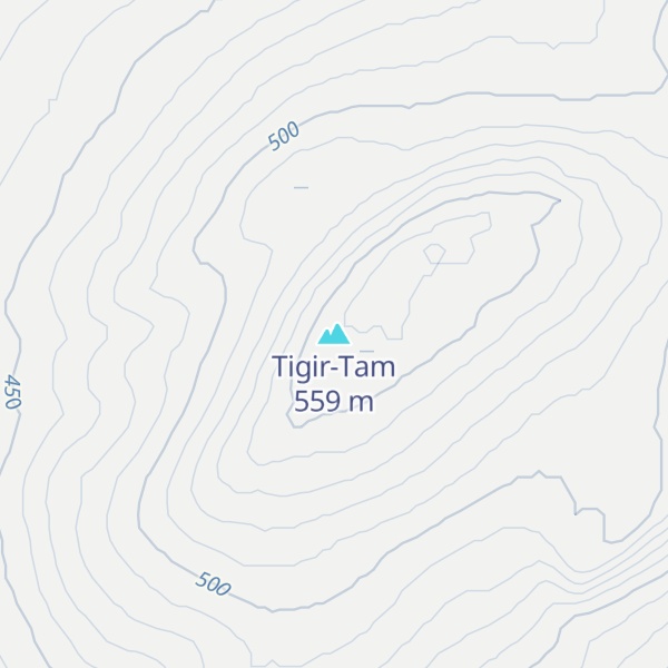 Map of Tigir-Tam