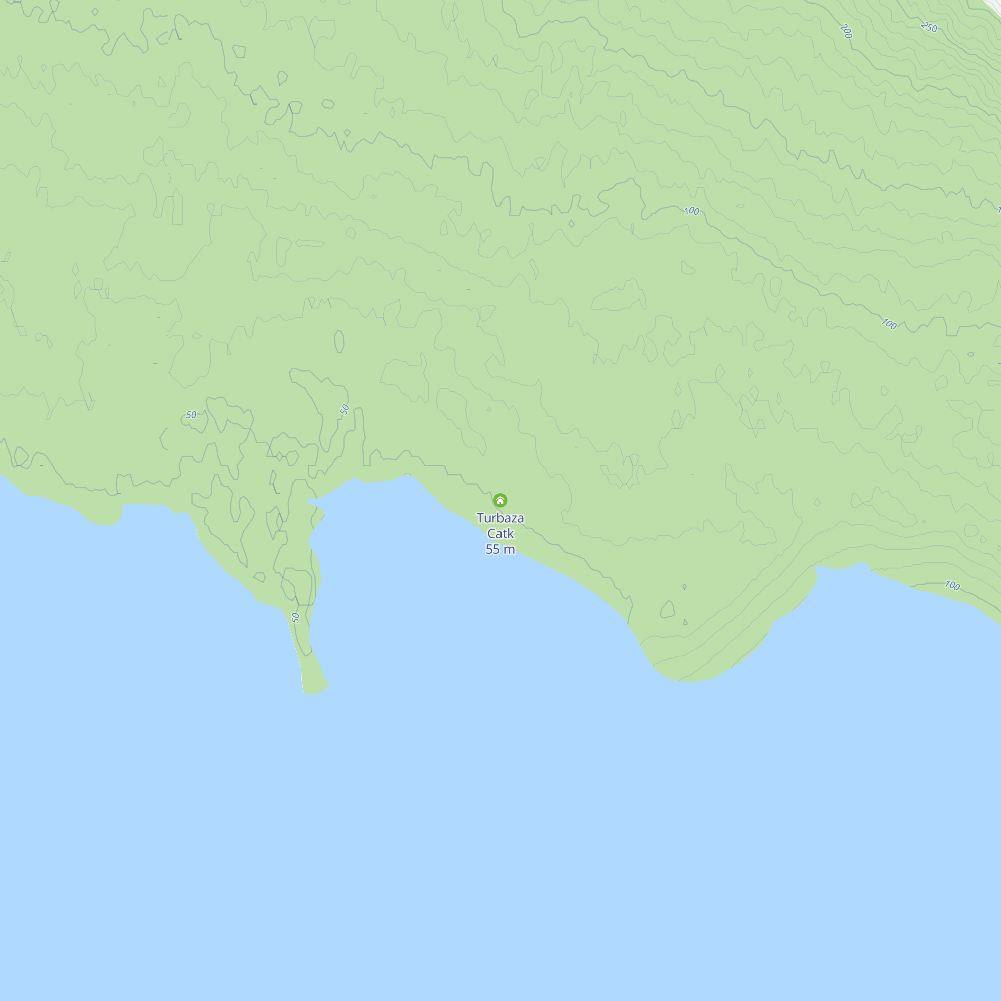 Turbaza Catk map