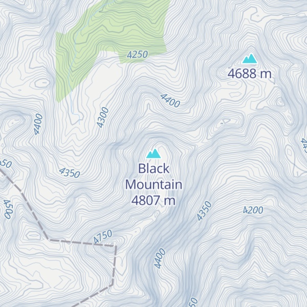 Map of Black Mountain