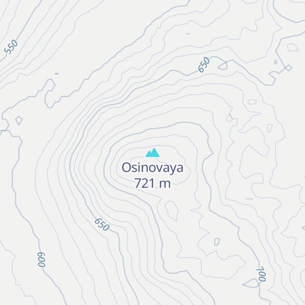 Map of Osinovaya