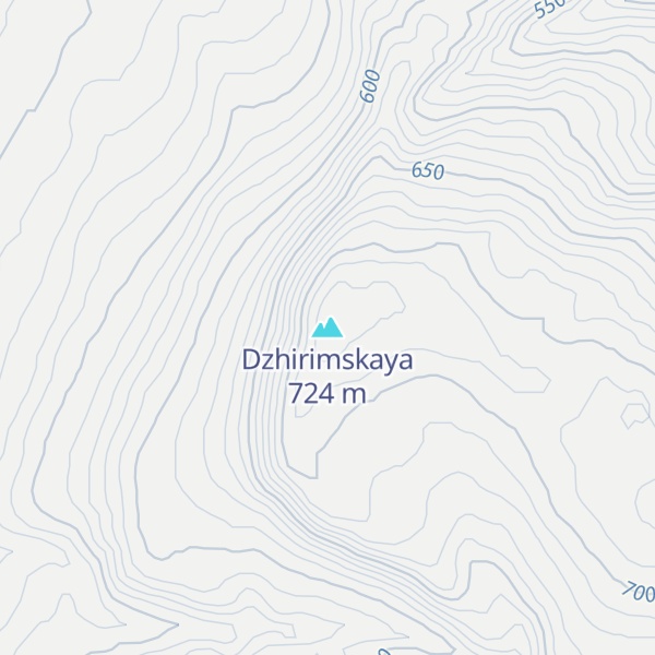 Map of Dzhirimskaya