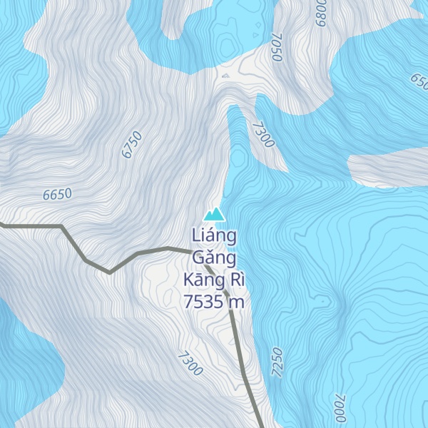 Map of Liáng Gǎng Kāng Rì