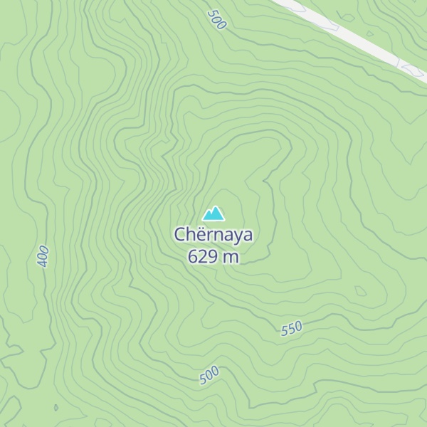 Map of Chërnaya
