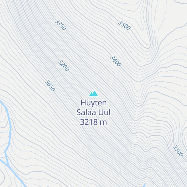 Map of Hüyten Salaa Uul
