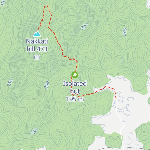 Map of Isolated hut