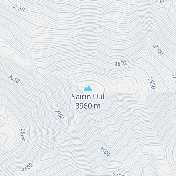 Map of Sairin Uul