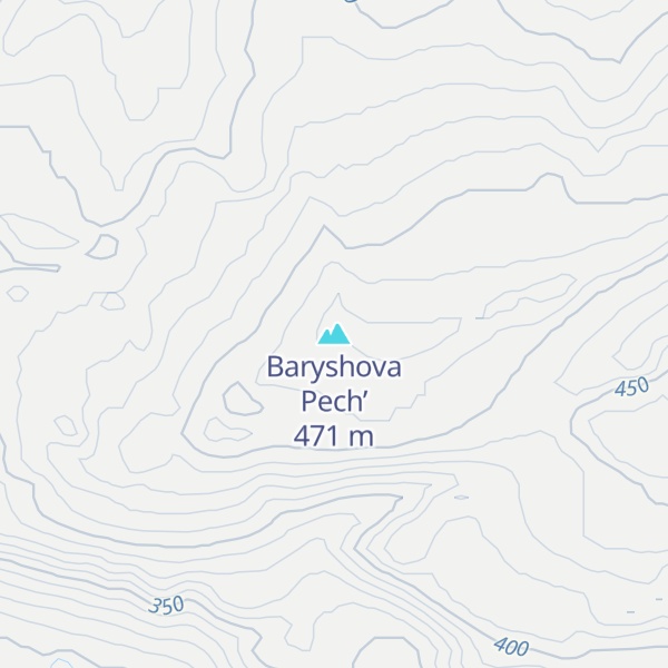 Map of Baryshova Pech’