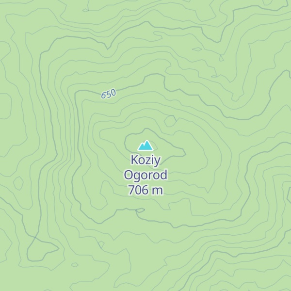 Map of Koziy Ogorod