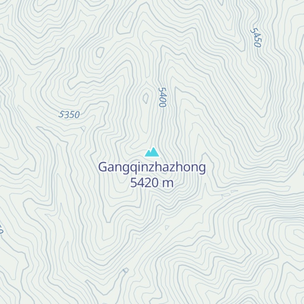 Map of Gangqinzhazhong