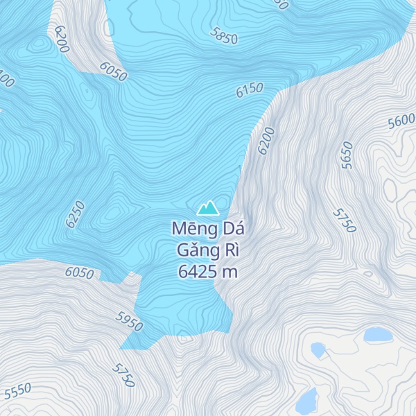Map of Mēng Dá Gǎng Rì