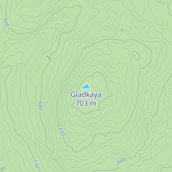 Map of Gladkaya