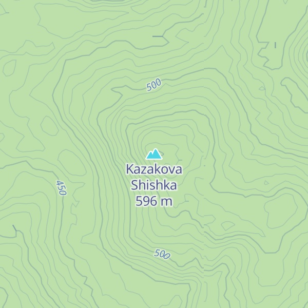 Map of Kazakova Shishka
