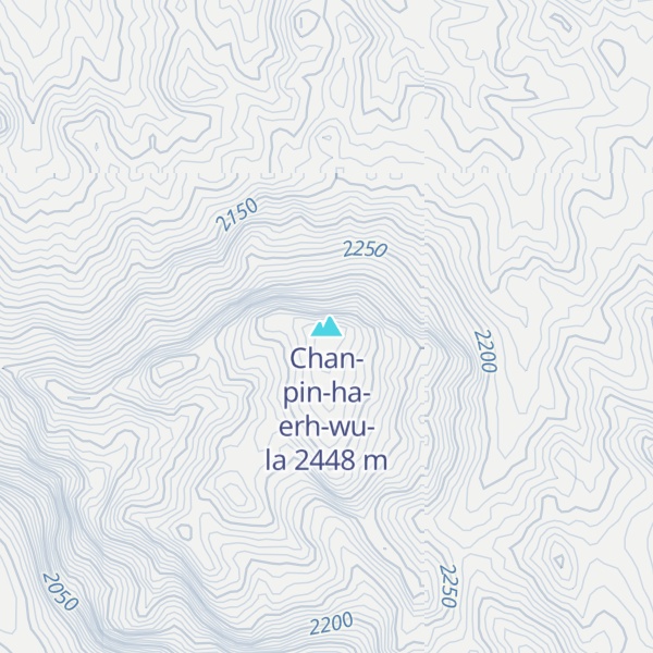 Map of Chan-pin-ha-erh-wu-la