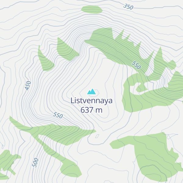 Map of Listvennaya