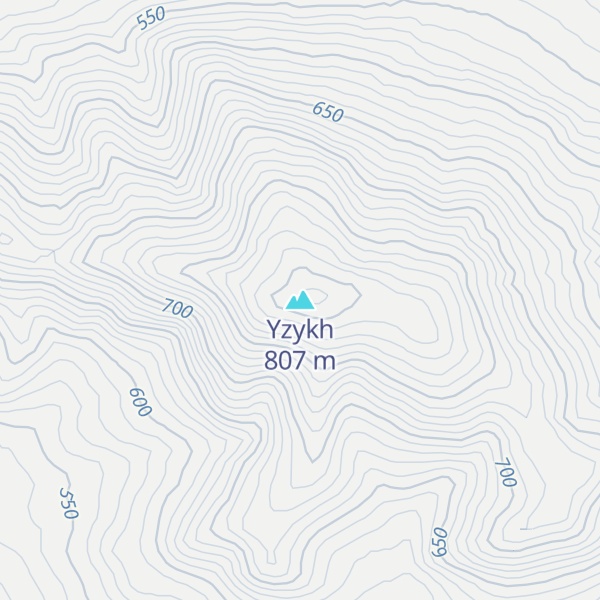 Map of Yzykh