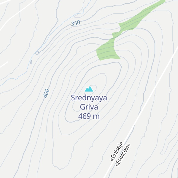 Map of Srednyaya Griva