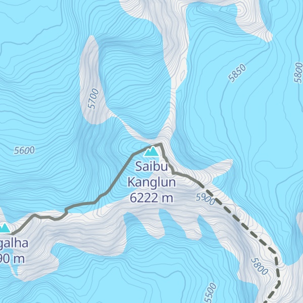 Map of Saibu Kanglun