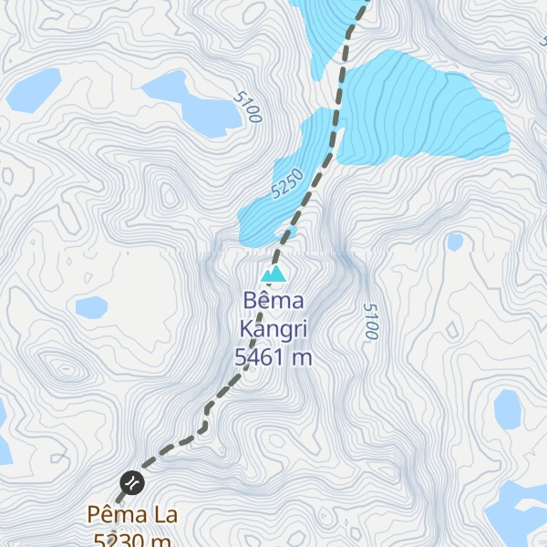 Map of Bêma Kangri