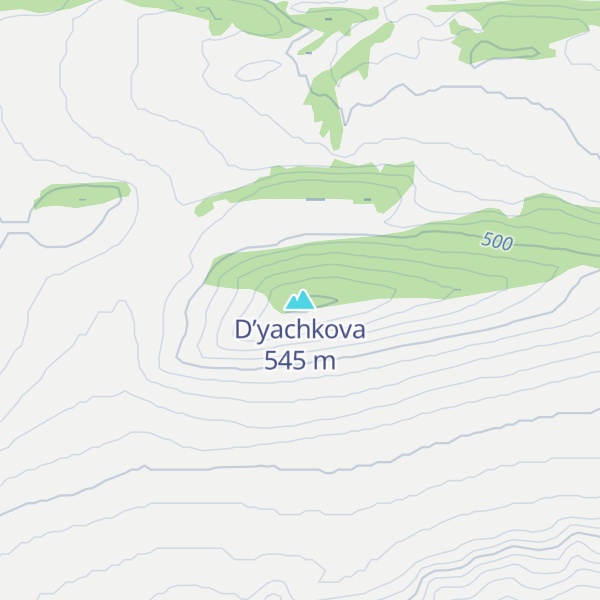 Map of D’yachkova
