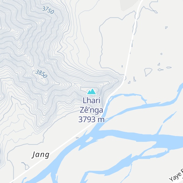 Map of Lhari Zê’nga