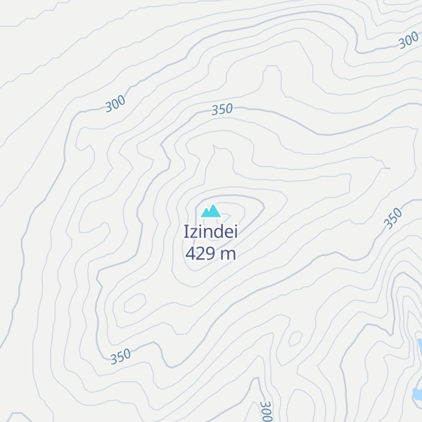 Map of Izindei