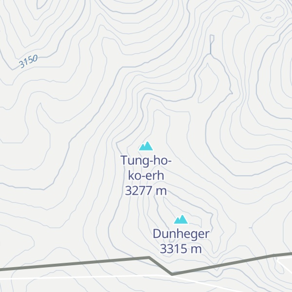 Map of Tung-ho-ko-erh