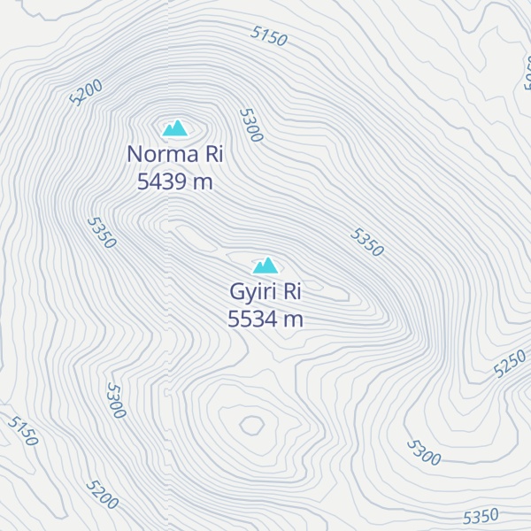 Map of Gyiri Ri