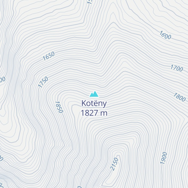 Map of Kotëny