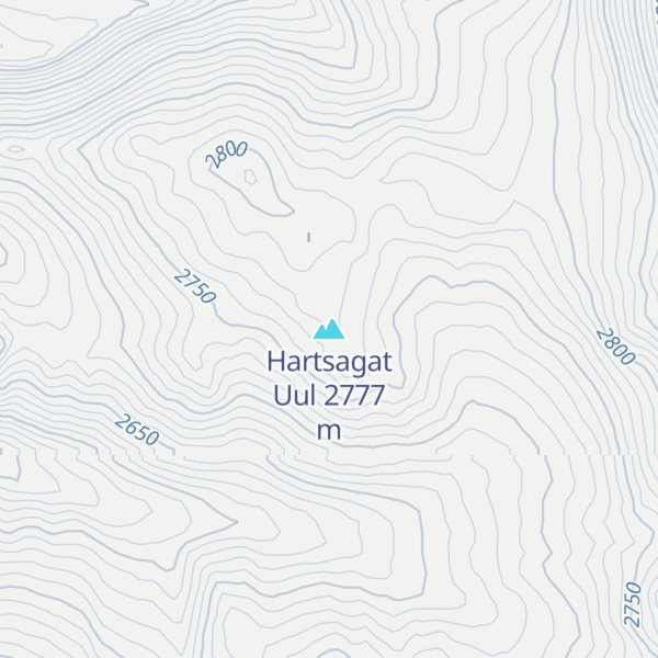Map of Hartsagat Uul